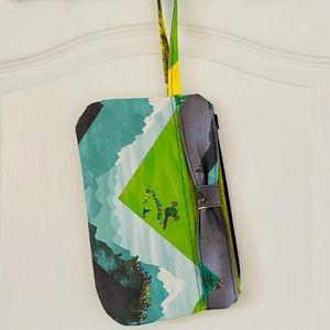 One of a kind handmade Hobbit Large Wristlet